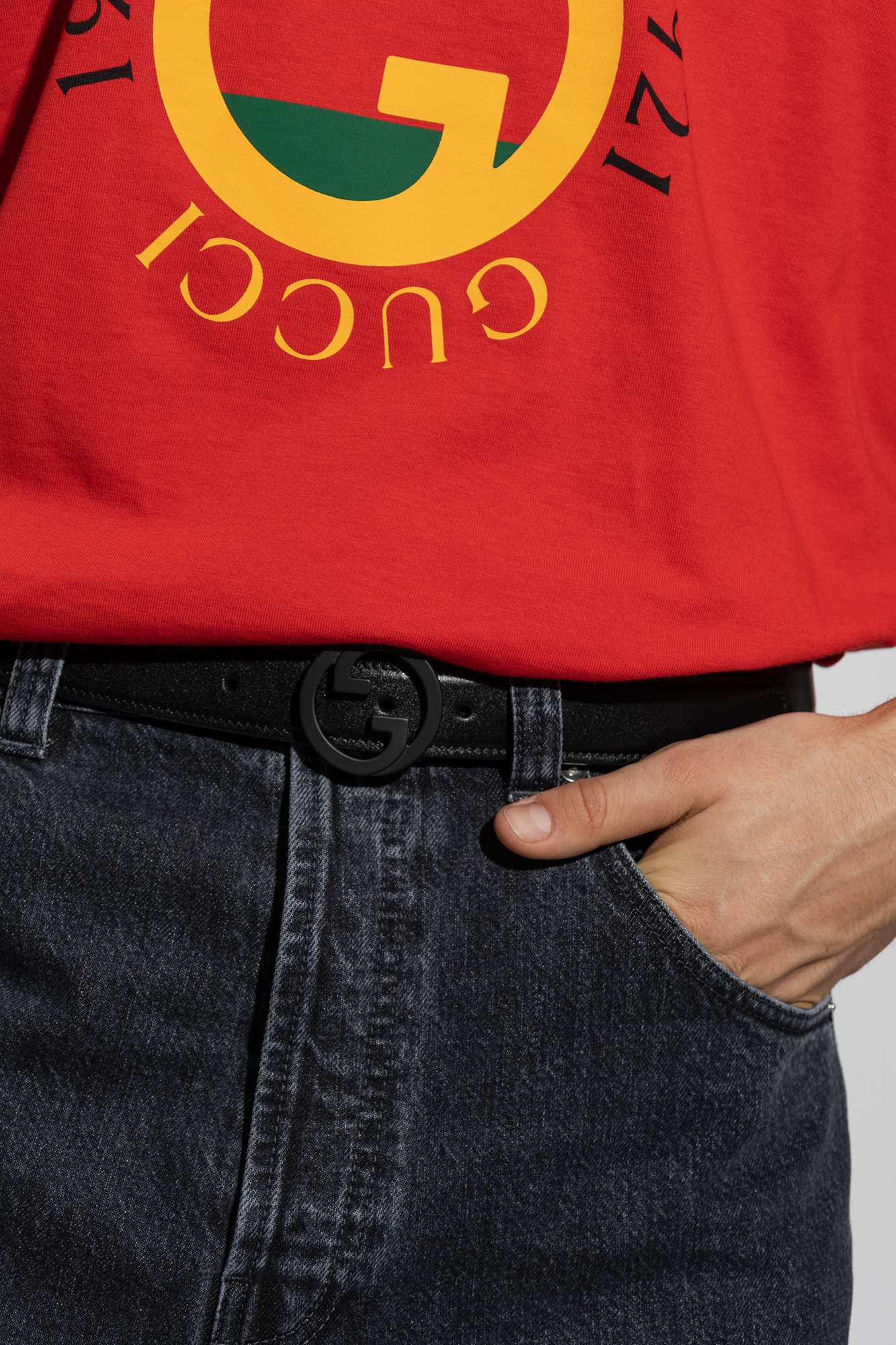 Gucci belt sale logo